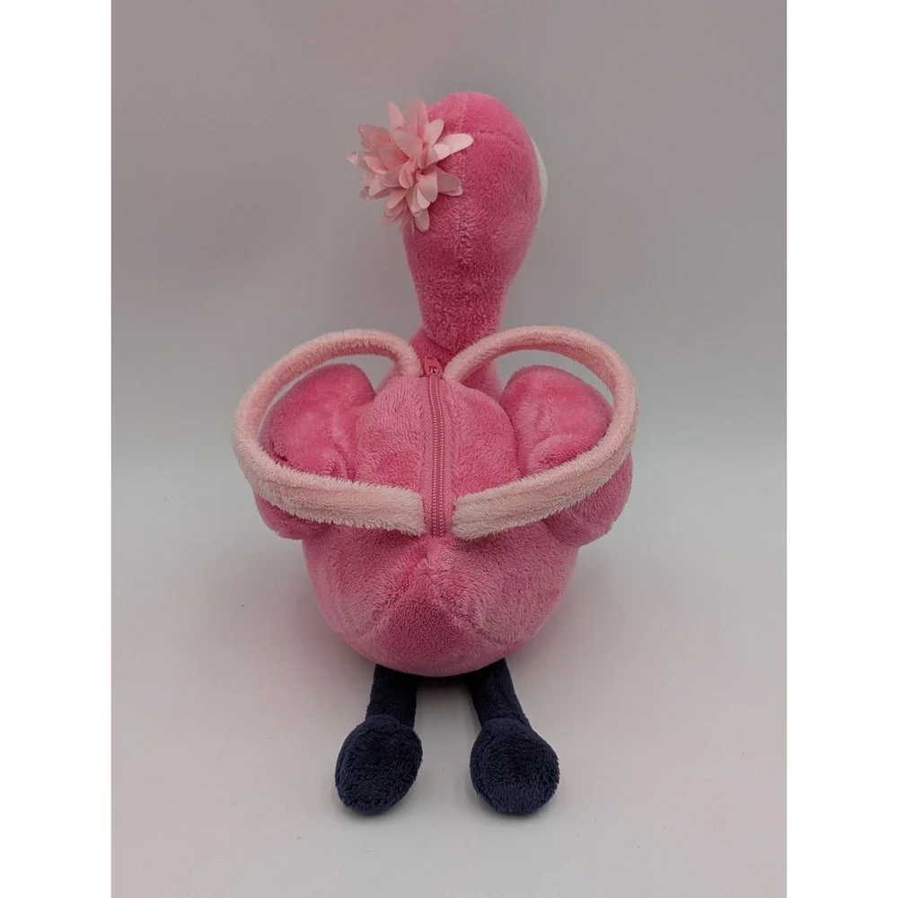 Gymboree Pink Flamingo‎ Purse Plush Stuffed Animal Toy 2016